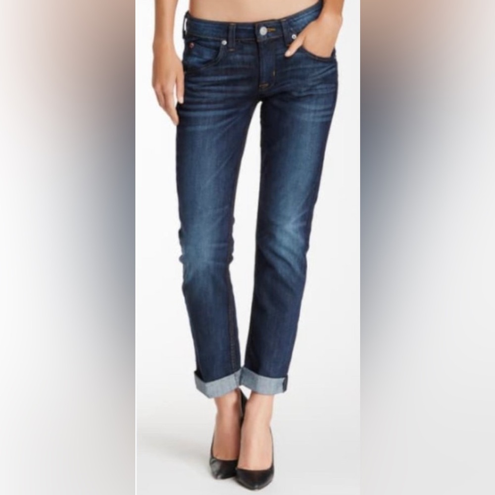 Mint Condition Hudson Jeans Bacara Straight Flood Cuff" Jeans.